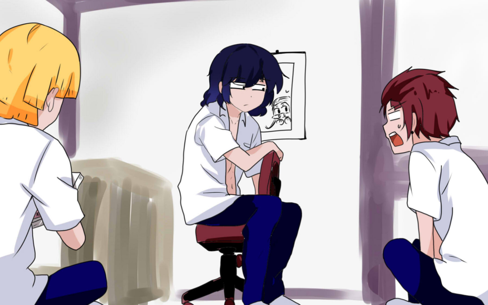 （描改）【鬼灭之刃手书】鬼灭男子高中生的日常