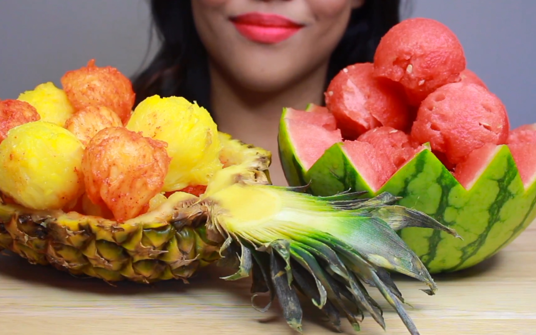 gypsea菠萝西瓜夏日水果球asmr食音咀嚼音