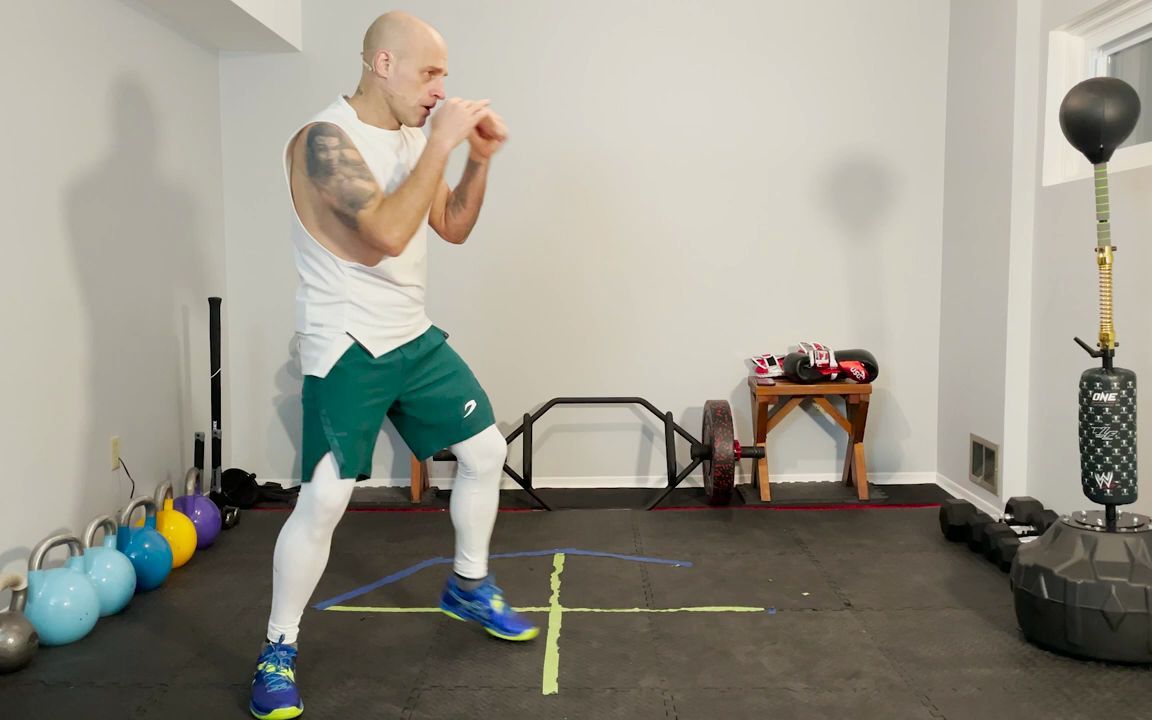 空击8种组合拳与步法