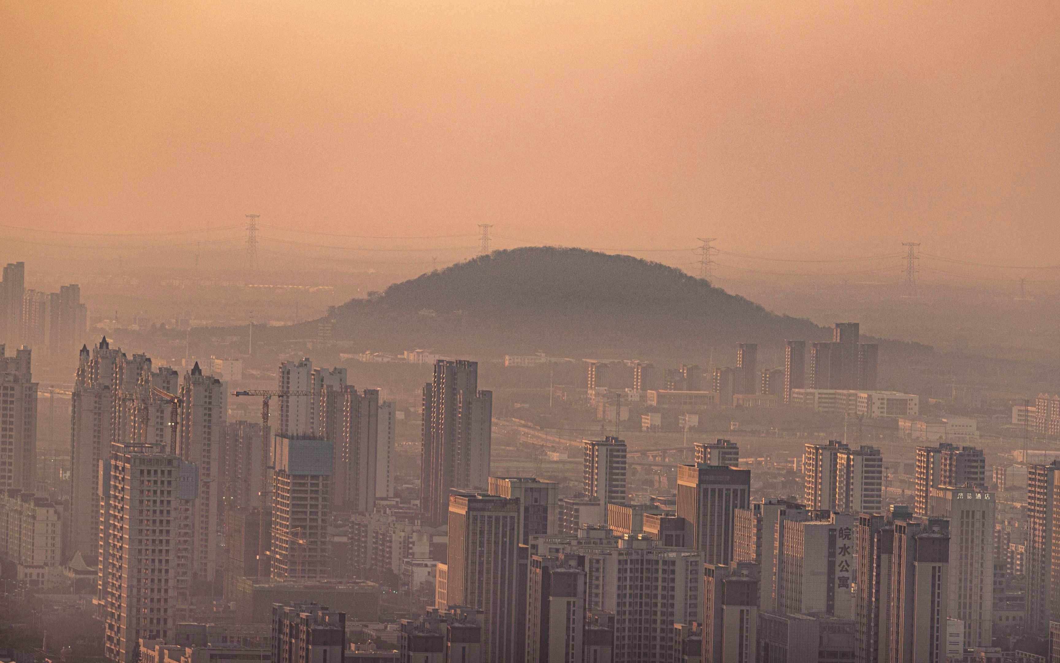 末日废土风 | 大蜀山山顶城市落日 | 另一个角度看城市风景 | 尼康