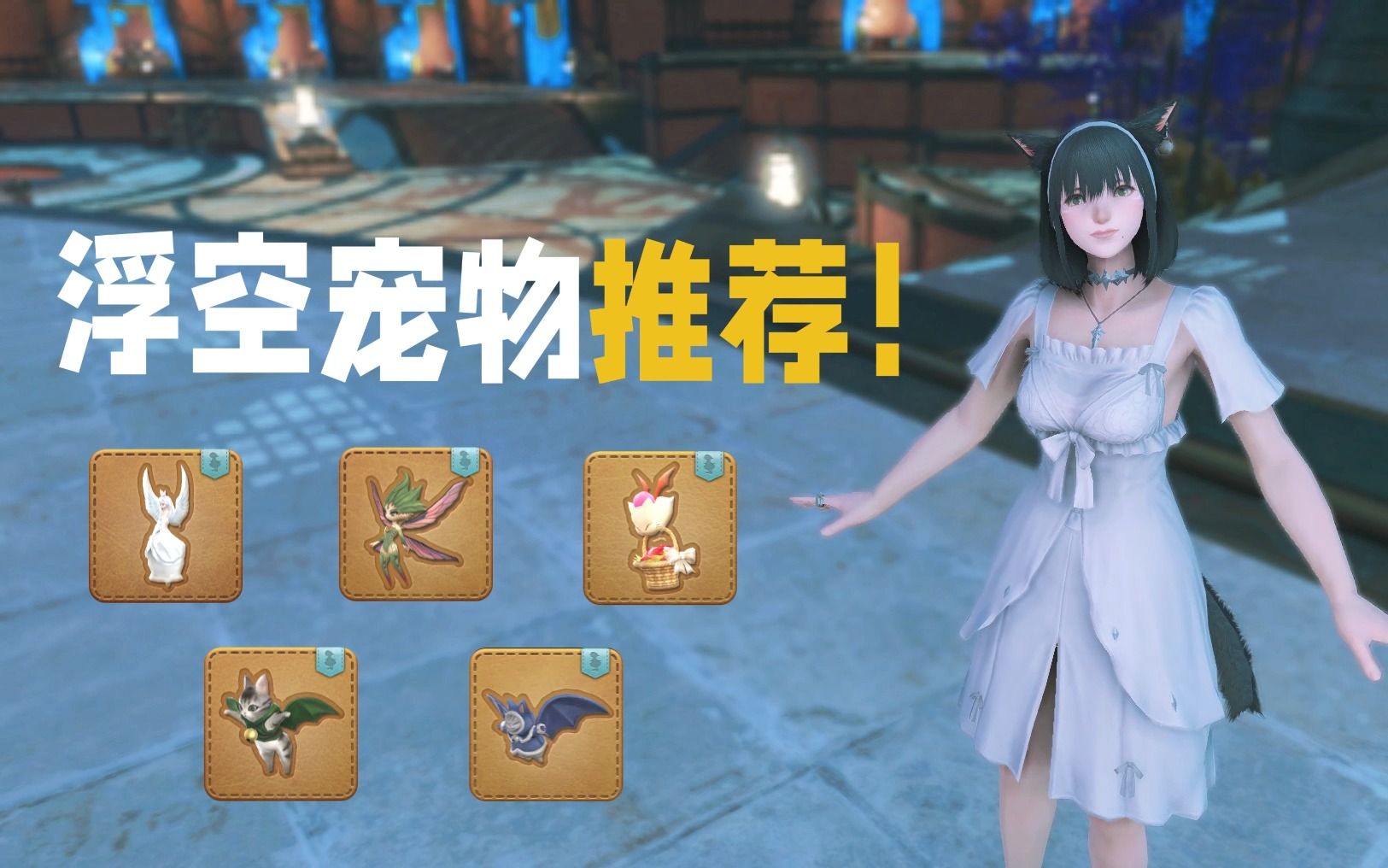 【ff14宠物】推荐5只可爱的浮空宠物!网络游戏热门视频