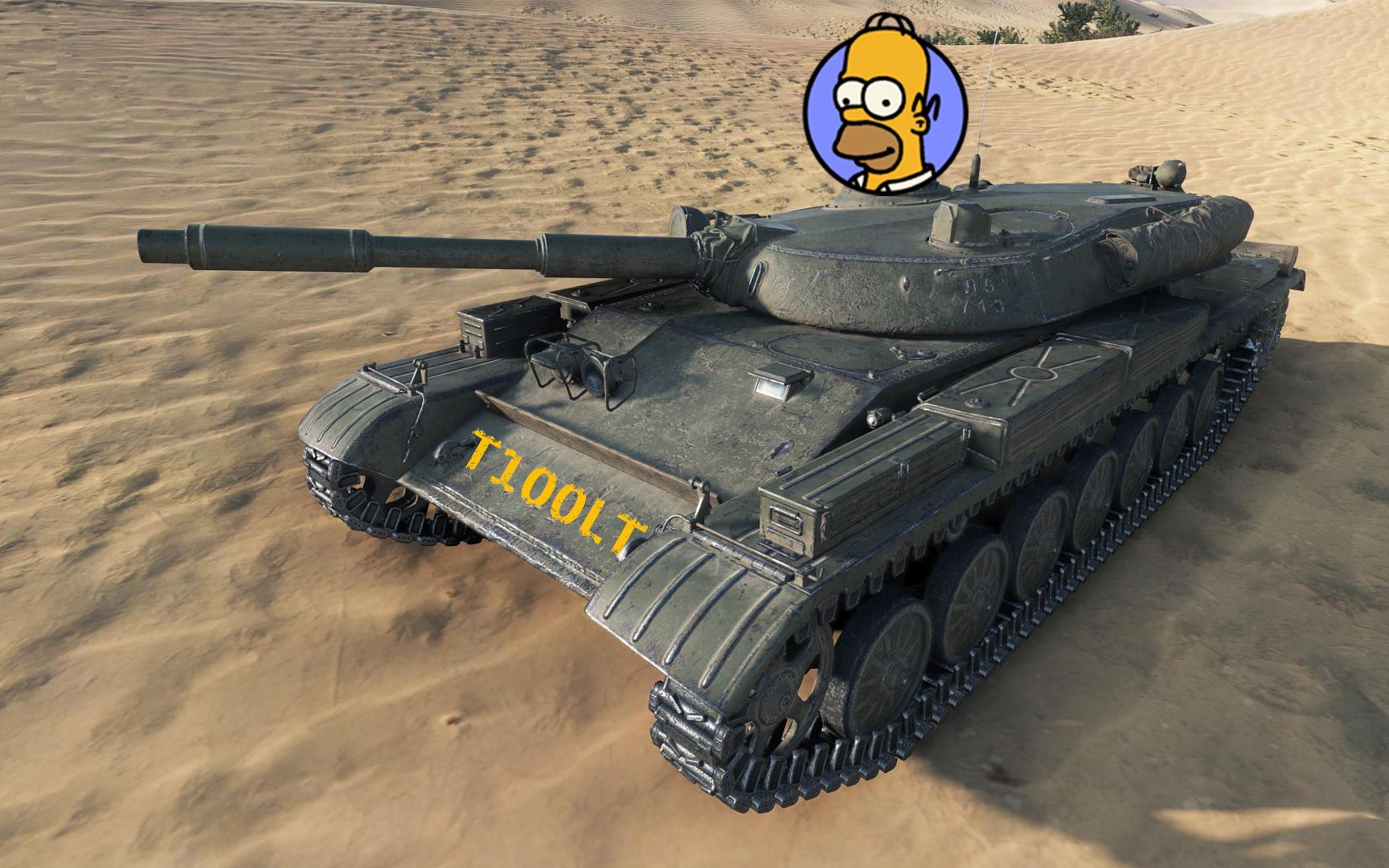 【坦克世界】天不时地不利人不和,t100lt照样翻盘