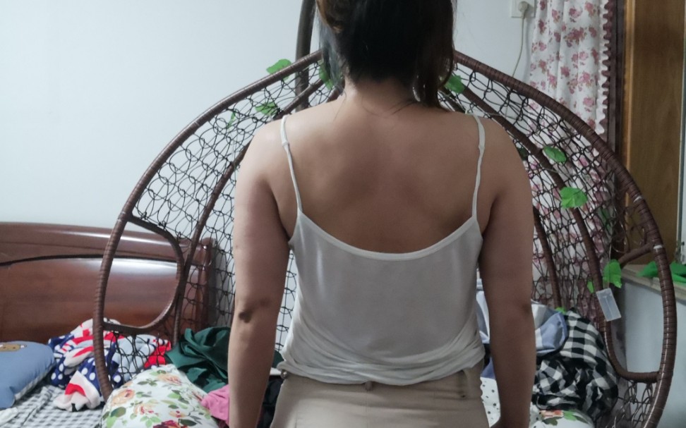 瘦后背后背塑形周六野斜方肌练习十二天效果图