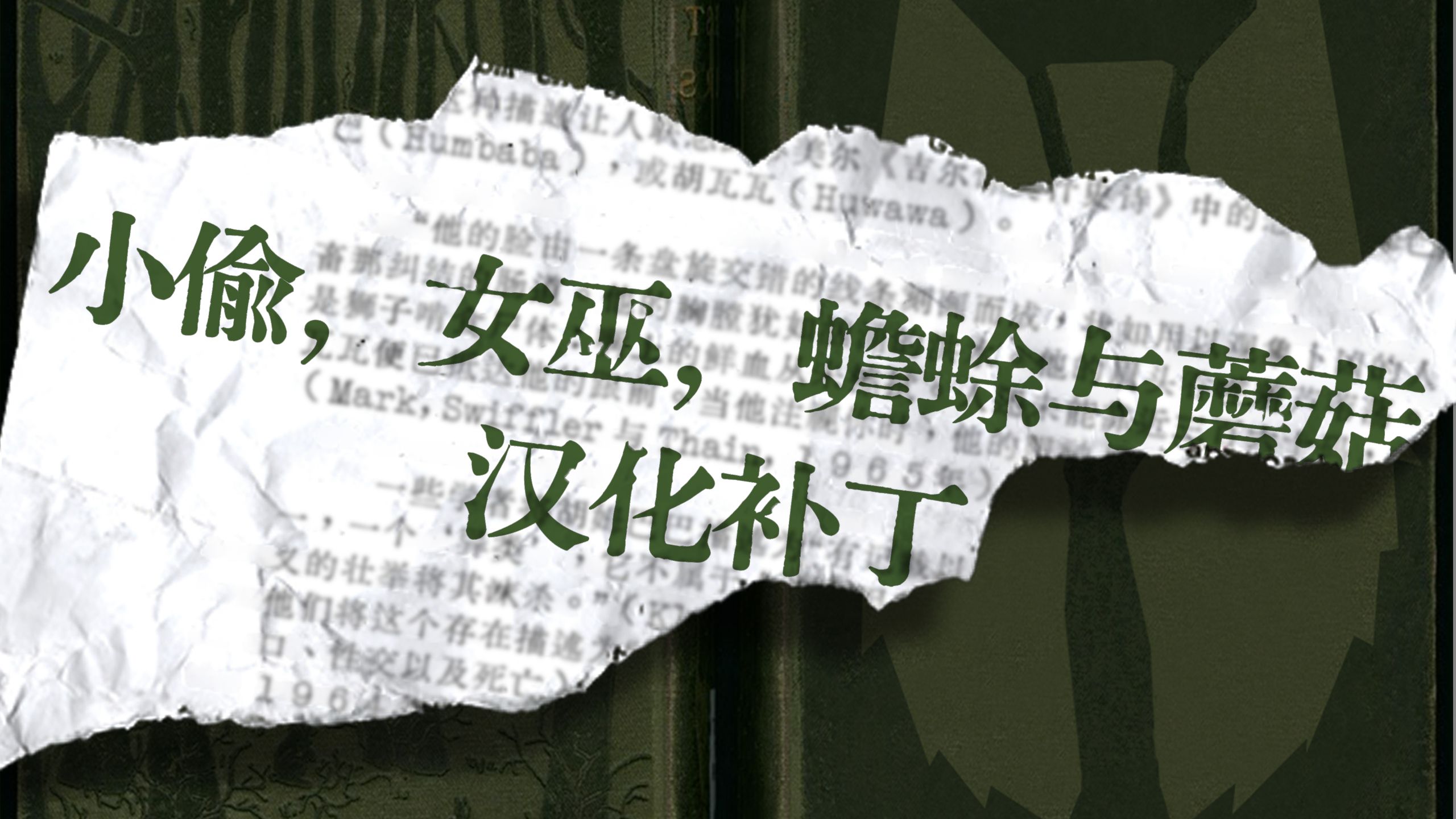 【汉化】小偷,女巫,蟾蜍与蘑菇 汉化补丁