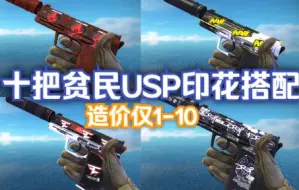 Download Video: 【CSGO皮肤】十把贫民玩家的USP和印花搭配，还没USP皮肤？十块钱造一把出来玩