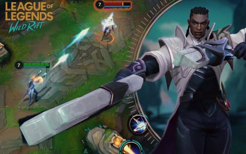 lol手游:『卢锡安』英雄模型 技能详情介绍:卢仙来了,你是走上路,还是