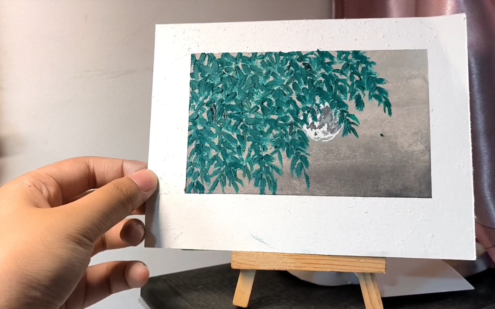 油画棒 | 93前的柳树