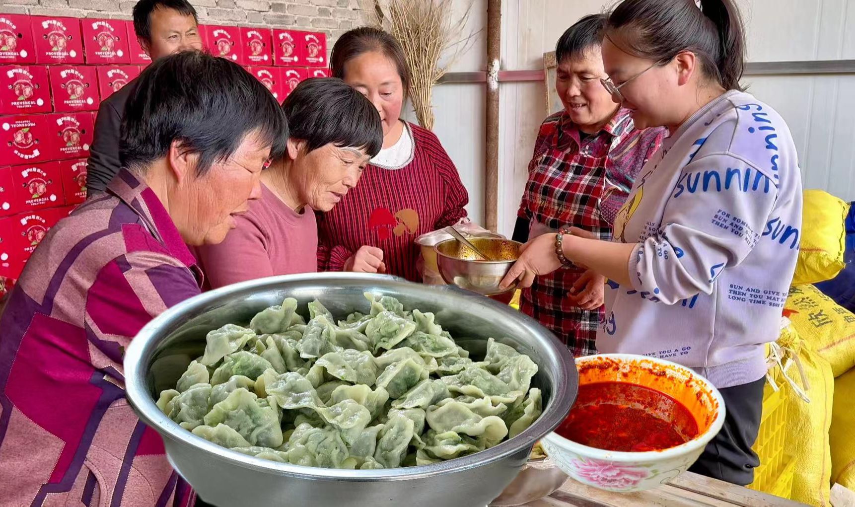 拔些苜蓿菜,做顿苜蓿大肉饺子吃,个大馅多香得很!哔哩哔哩bilibili