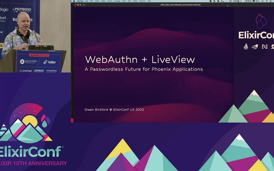 [图]ElixirConf 2022 - Owen Bickford - WebAuthn + LiveView