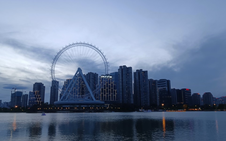 晋安湖公园福州最大摩天轮