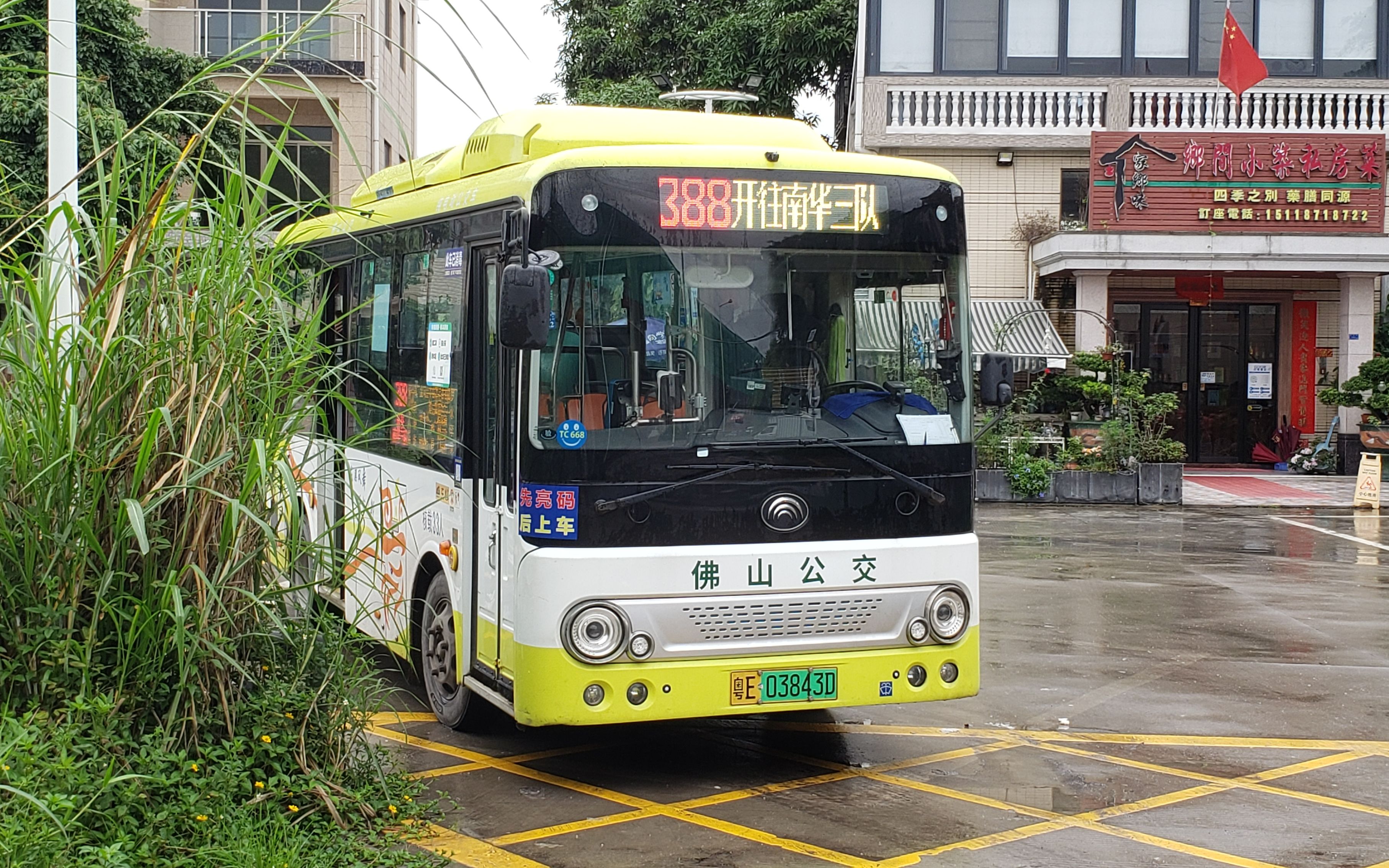 佛山顺汽公交388路公交车zk6650bevg29运行记录