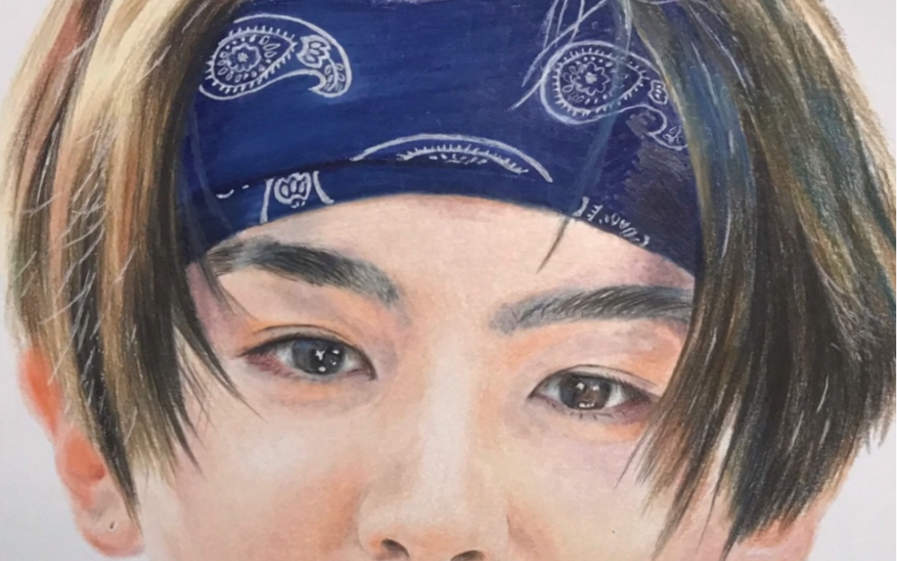 活动  【彩铅 黄明昊】好久之前画的小贾