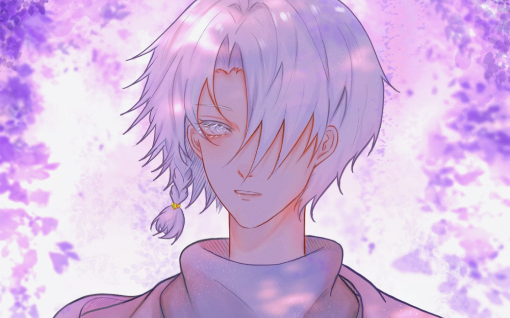 【光遇】紫藤花下的斜太帅哥