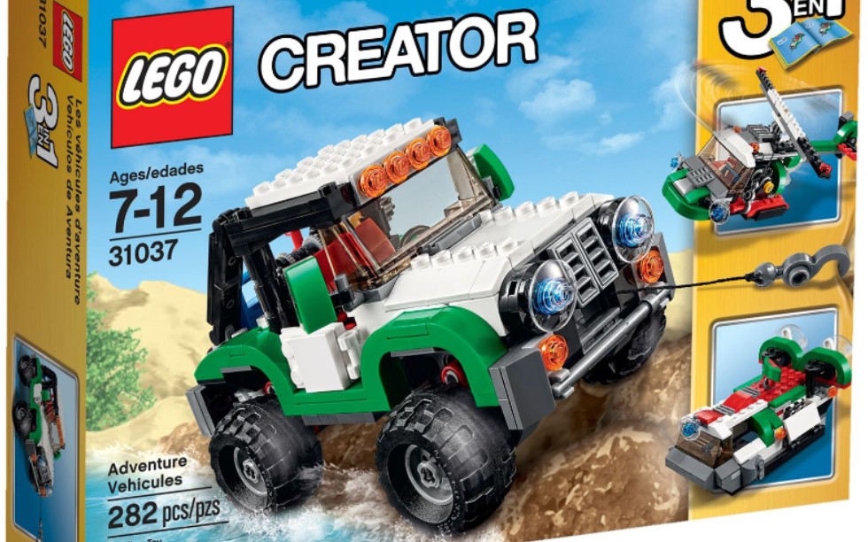 乐高创意百变31037水路空三合一探险车速组评测