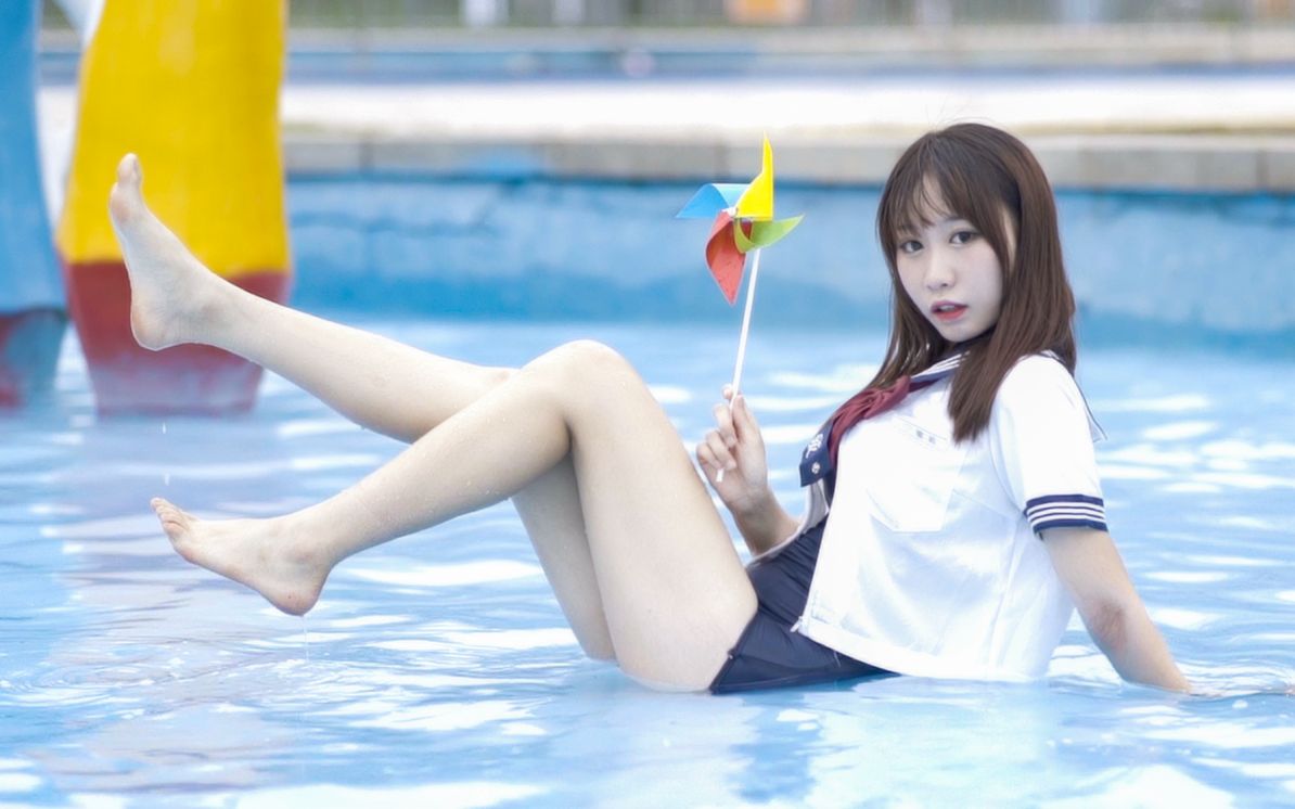 [图]「短片」死库水+水手服 │ 元气满满水着少女的summertime