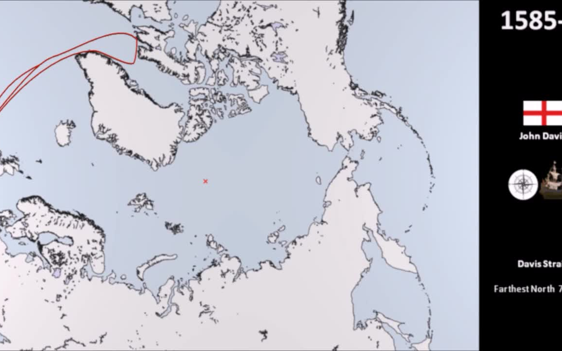 【地理历史地图】人类探索北极五百年哔哩哔哩bilibili