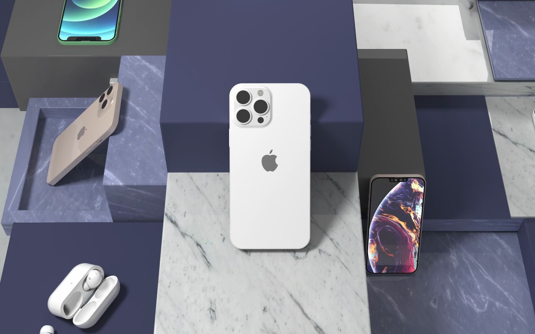 【c4d二创】iphone创意广告