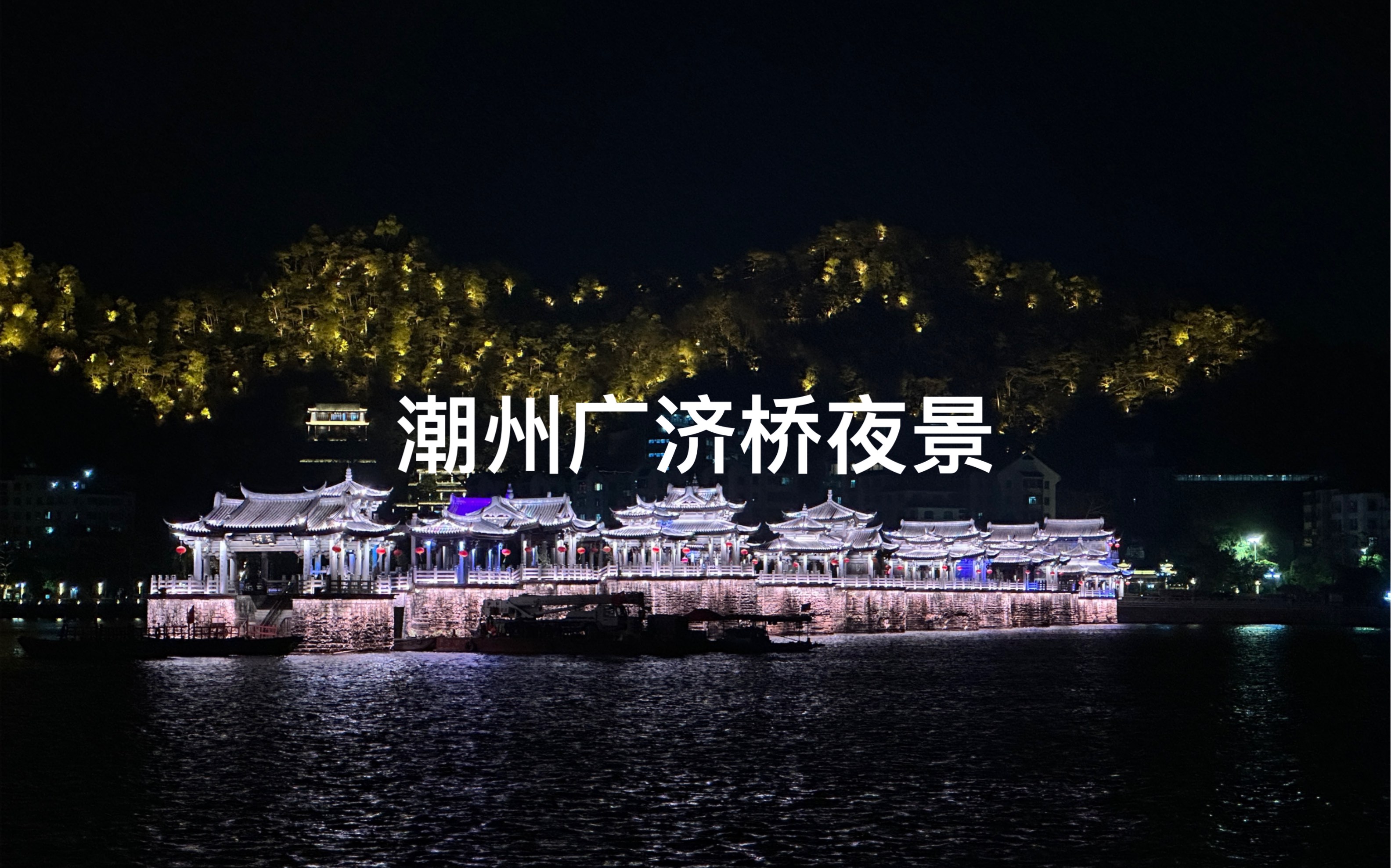 潮州廣濟橋夜景