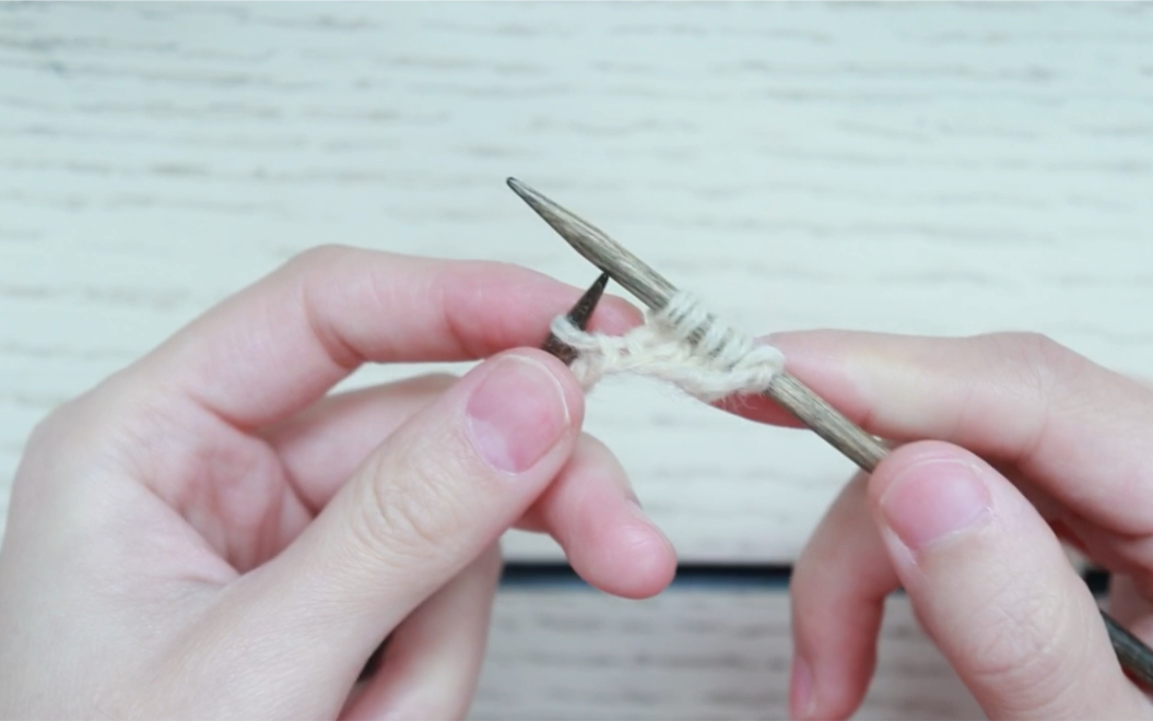 棒针基础加针方法-kfb