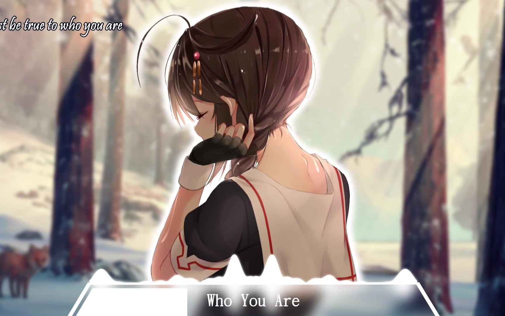 【轻灵女声】nightcore - who you are lyrics