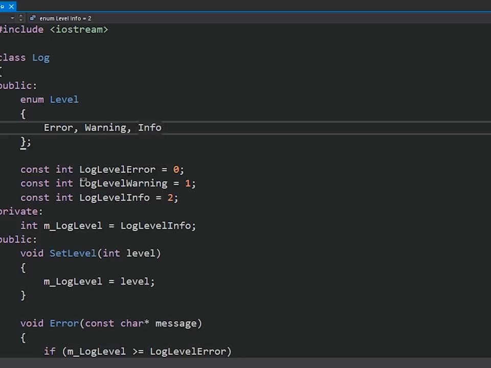 23 ENUMS in C++ - 哔哩哔哩