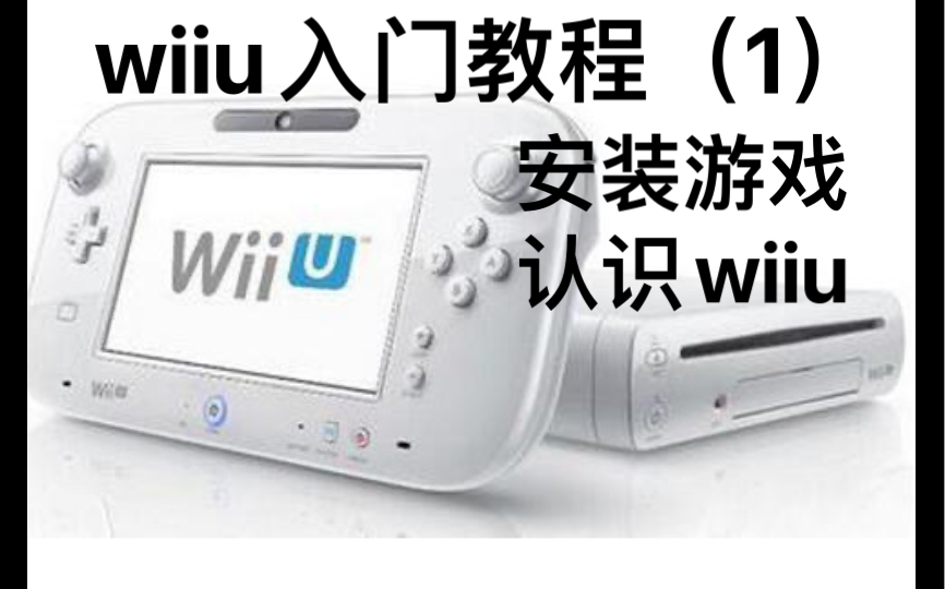 [图]【wiiu】入门第一章、了解wiiu并给wiiu安装游戏！