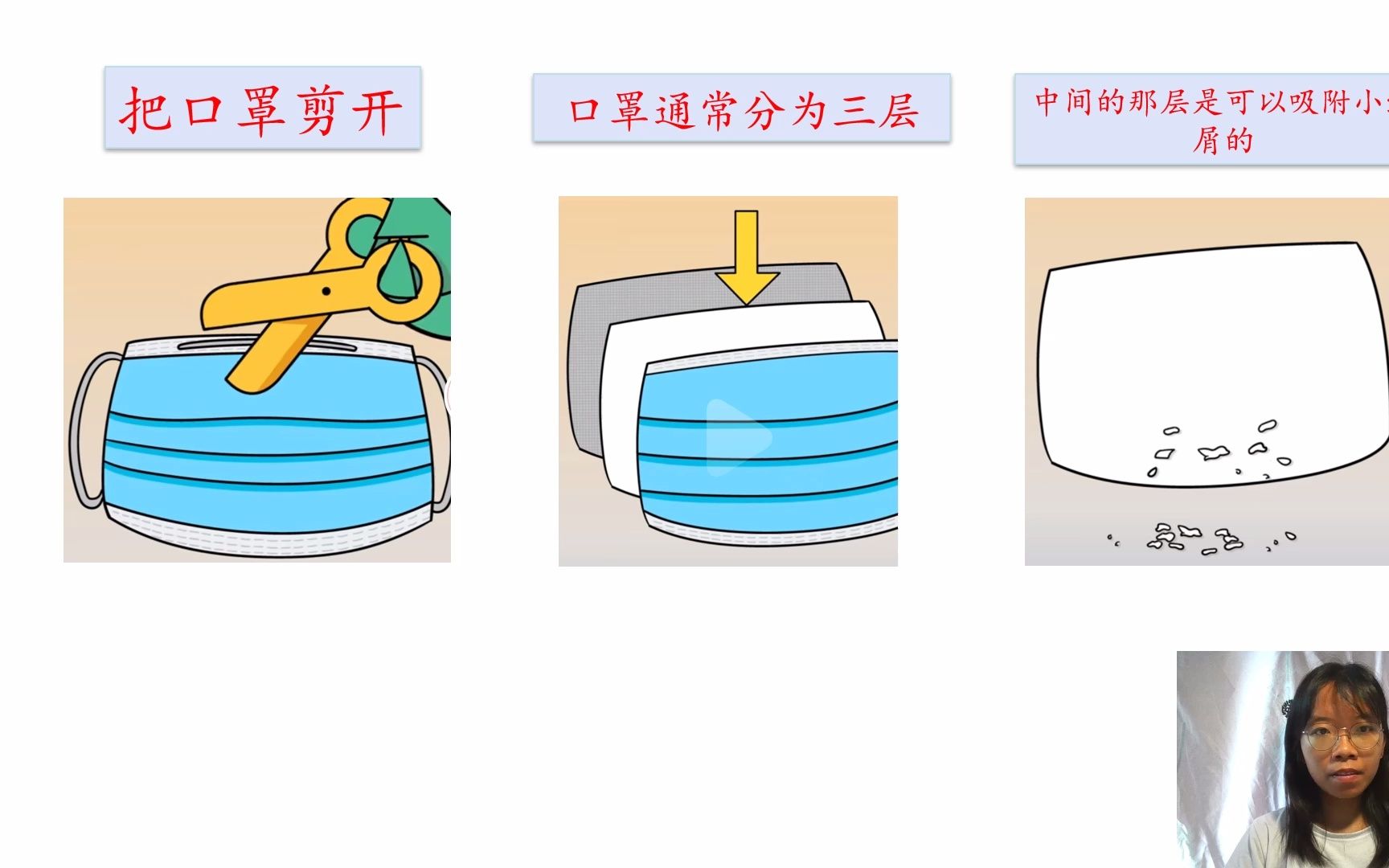 [图]《健康小卫士》第二讲（口罩的秘密）