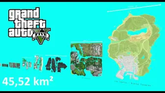 Gta5游戏地图和现实对比 R星辛苦了 转载 哔哩哔哩 Bilibili