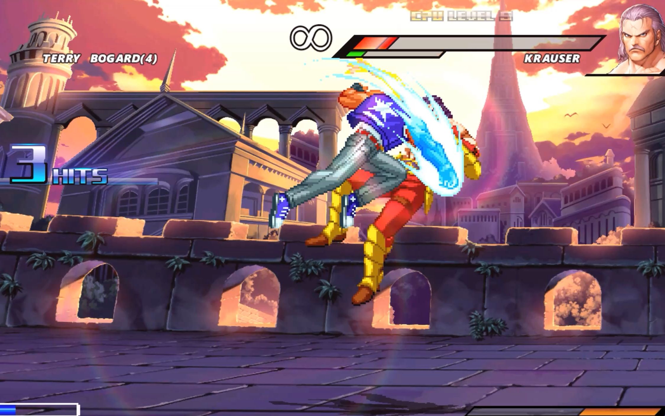 【mugen】【特瑞】街机模式大乱斗饿狼传说角色格斗游戏_哔哩哔哩