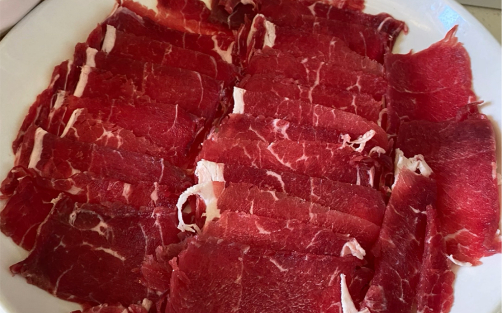 手切鲜牛肉火锅真美味