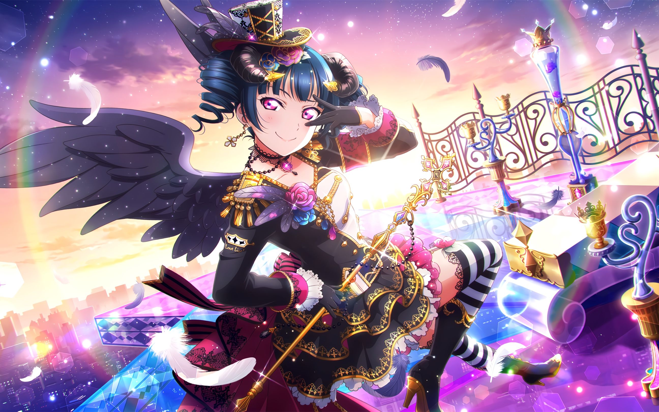 【ll群星闪耀】ur展示——【津岛善子-暮光恶魔】