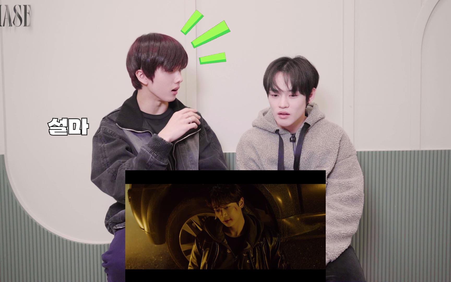 [图]【新文化技术研究所】CHENLE & JISUNG Reaction to MINHO '放开我 (Chase)' MV（中字）