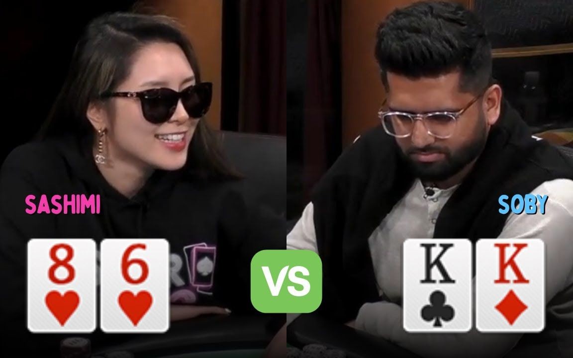 【德州扑克解说】sashimi成功解锁高额桌玩法!打走kk小菜一碟啦!