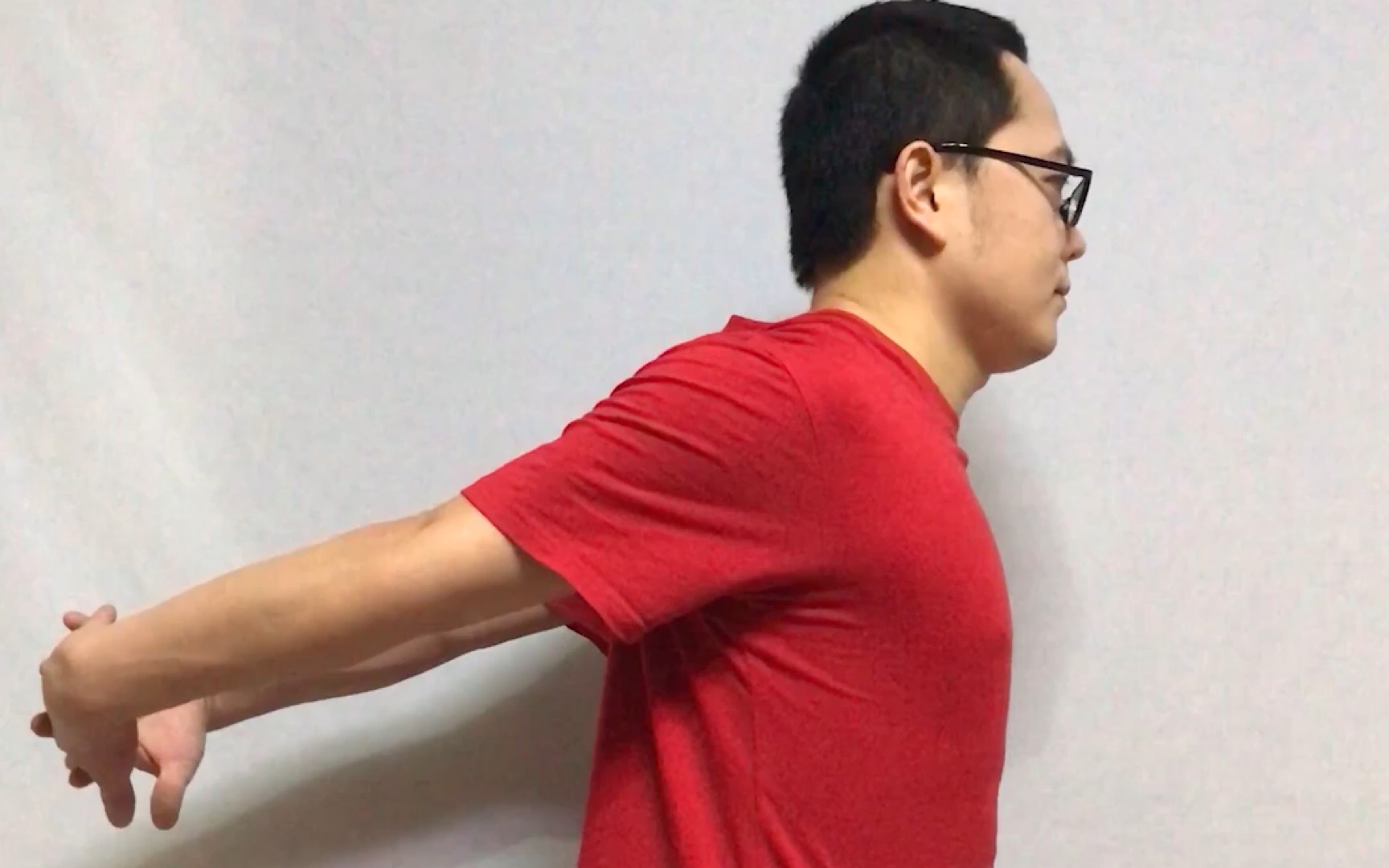 全身拉伸系列-肩部拉伸9_哔哩哔哩 (゜-゜)つロ 干杯~-bilibili