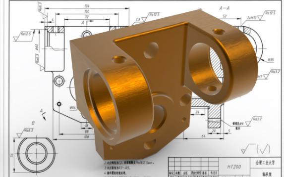 ljt05.25轴承架-新标准机械图图集(王静)