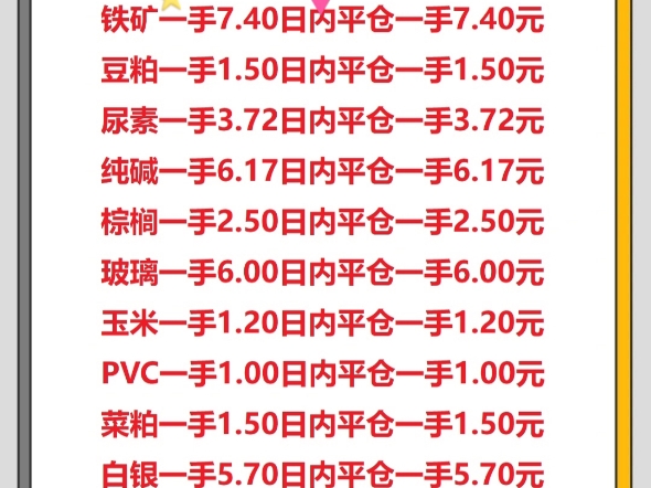 8月26日出来了各品种标准,看看自己账户的高了多少,避免被坑哔哩哔哩bilibili