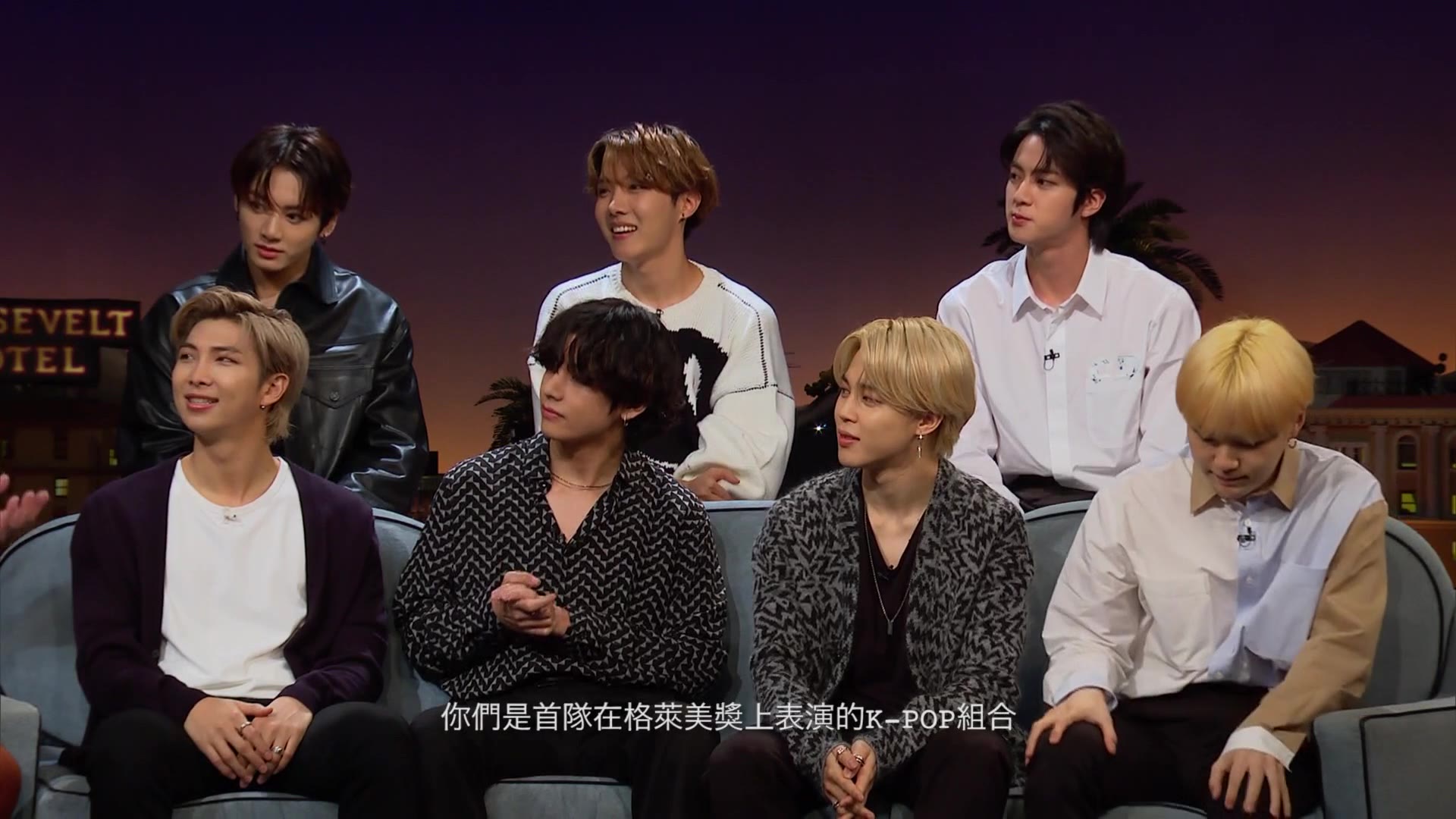 [图]BTS The Late Late Show With James Corden 中字PV（ViuTVsix 50p）