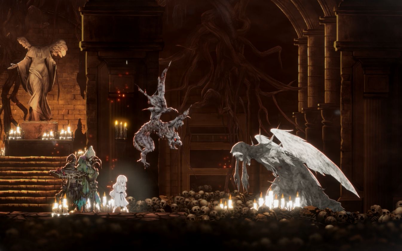 【ender lilies 终焉的莉莉-骑寂之夜】守护者西丽亚 回忆无伤速通