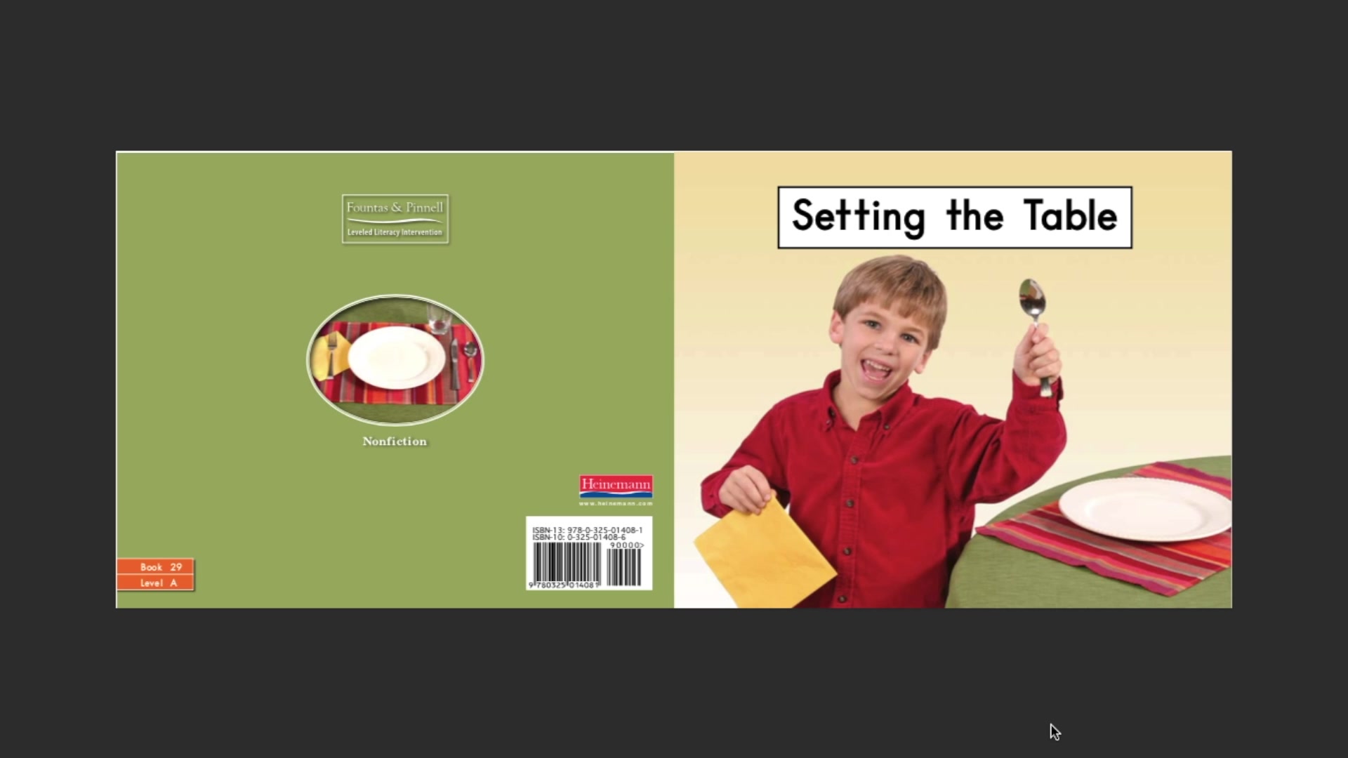 alicia 读绘本 海尼曼gk setting the table