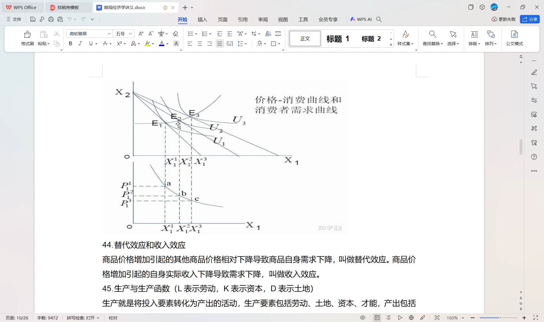 微观经济学第十六讲 替代效用和收入效应