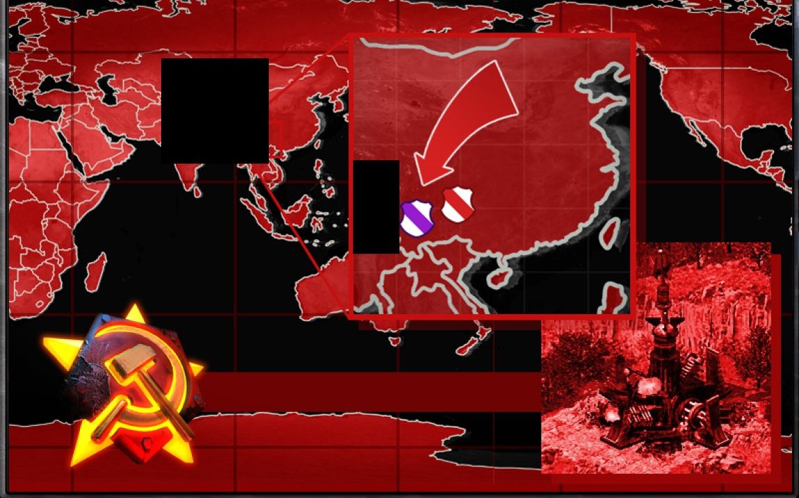 红警2心灵终结3.3.5苏联自制任务4-神龙天舞_红色警戒2