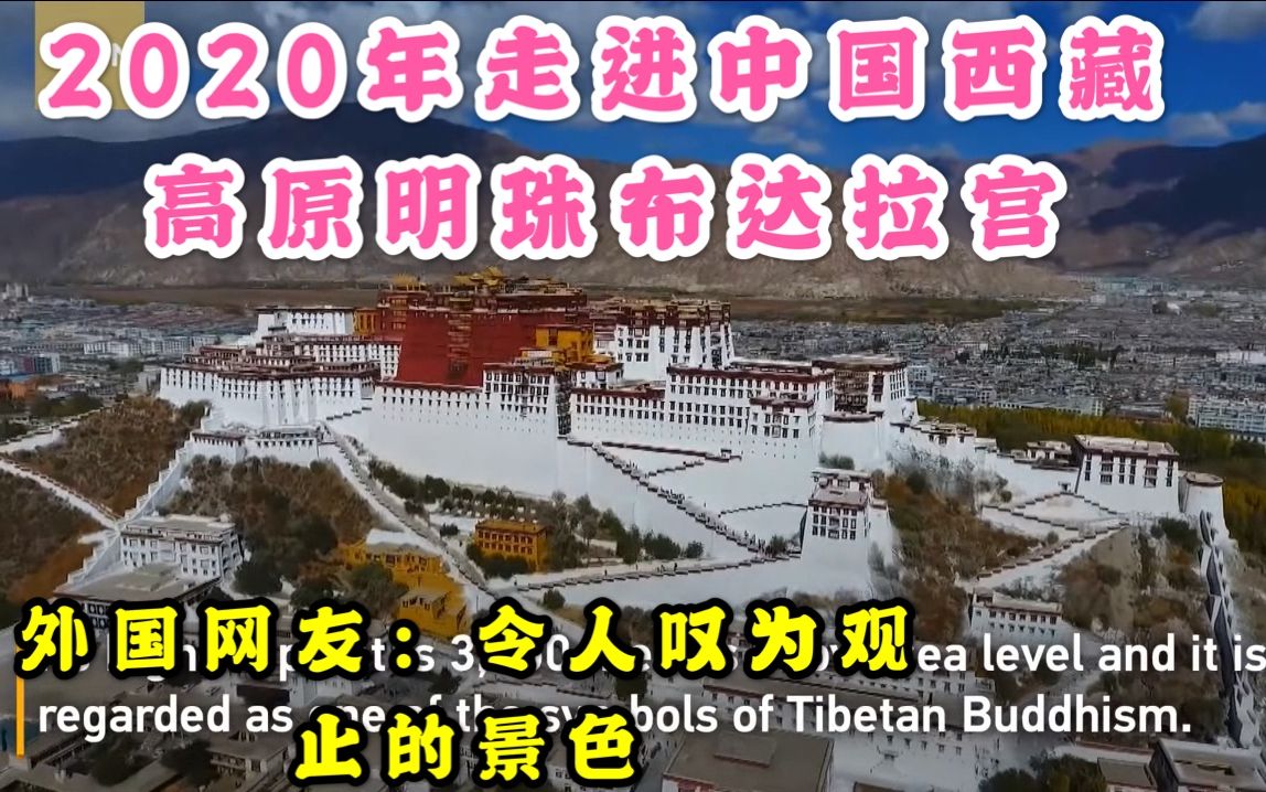 2020年走进西藏高原明珠布达拉宫,外国网友:令人叹为观止的景色哔哩哔哩bilibili