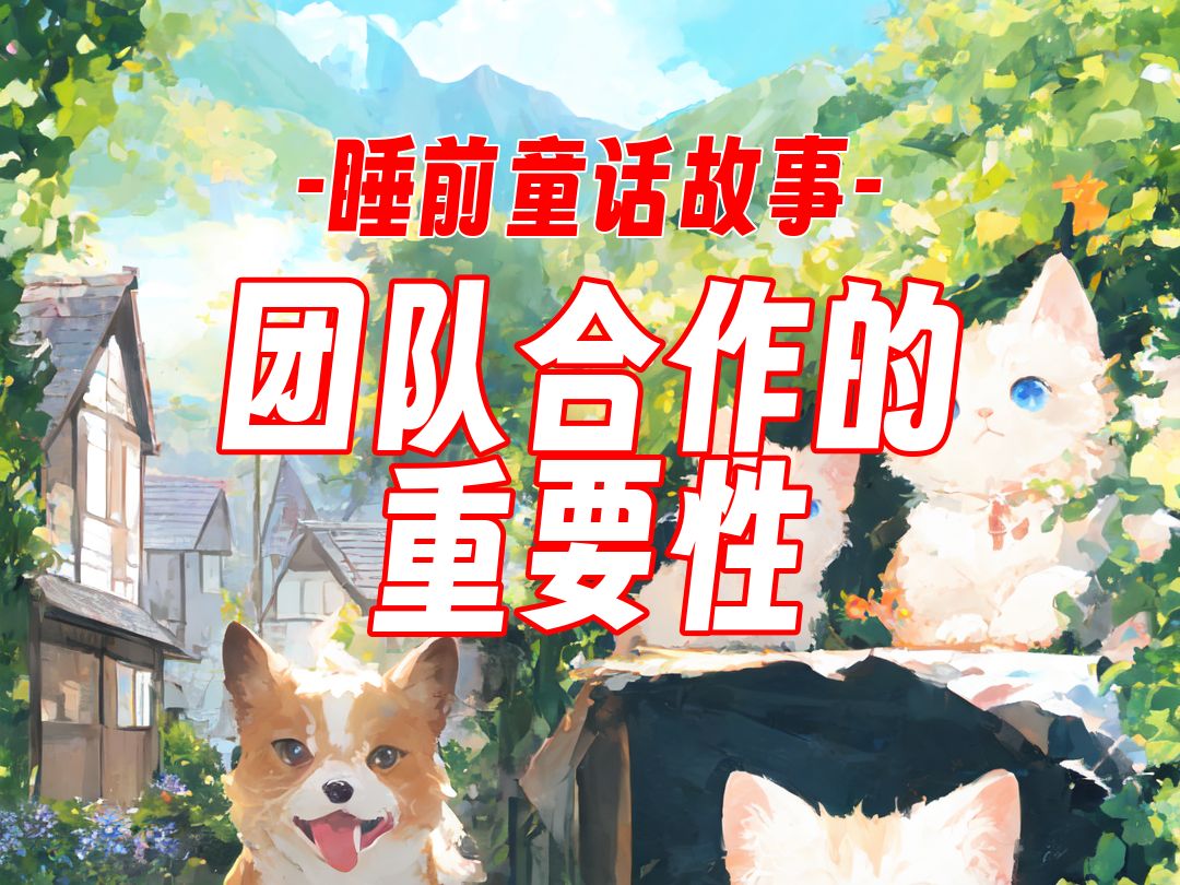 儿童睡前故事『团队合作的重要性』哔哩哔哩bilibili