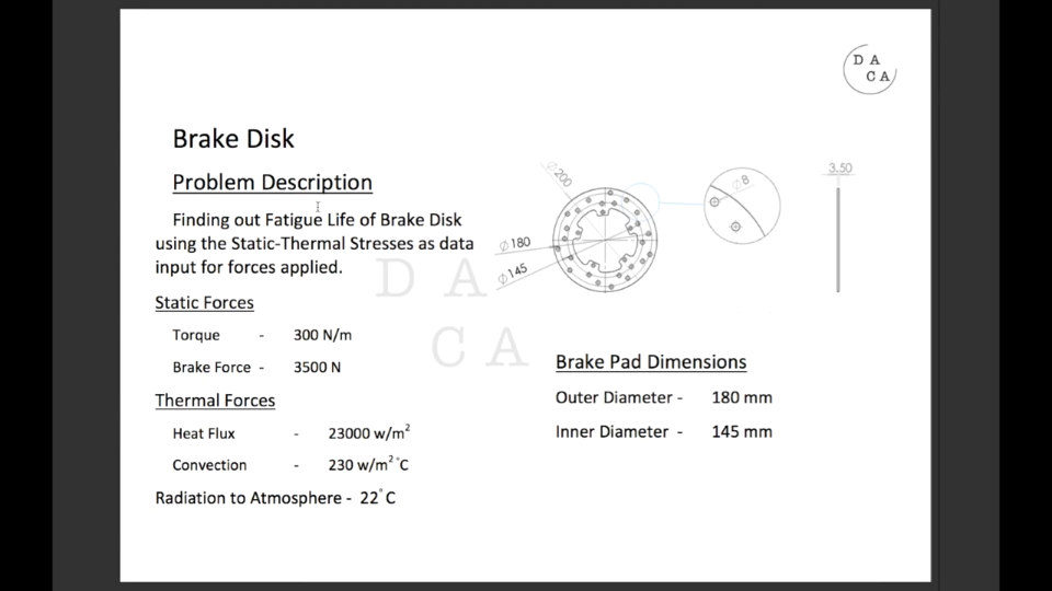 Ansys workbench 制动盘静热疲劳寿命分析哔哩哔哩bilibili