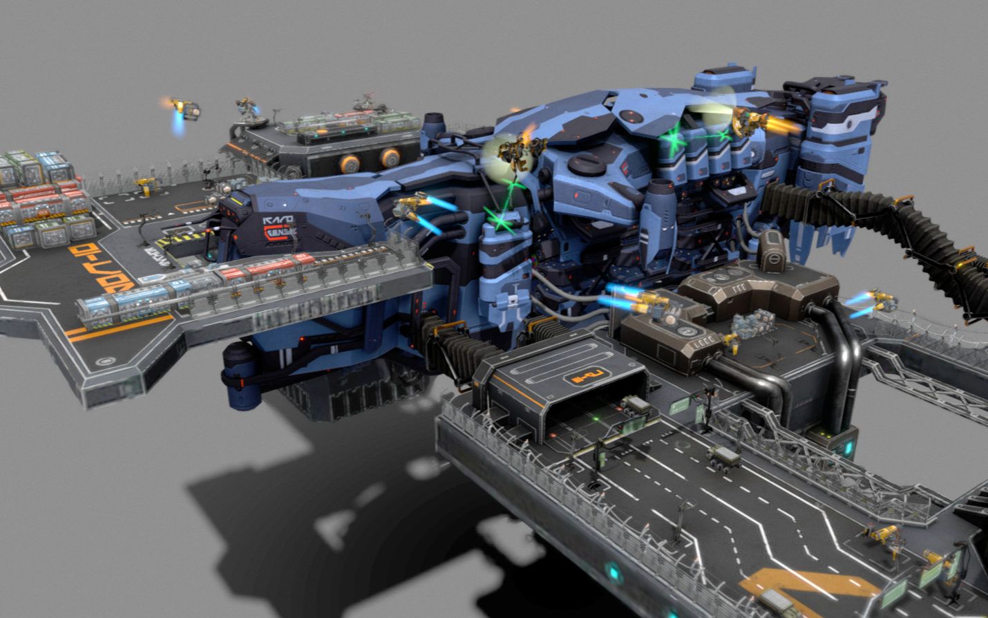 maya次世代流程:大型科幻场景制作