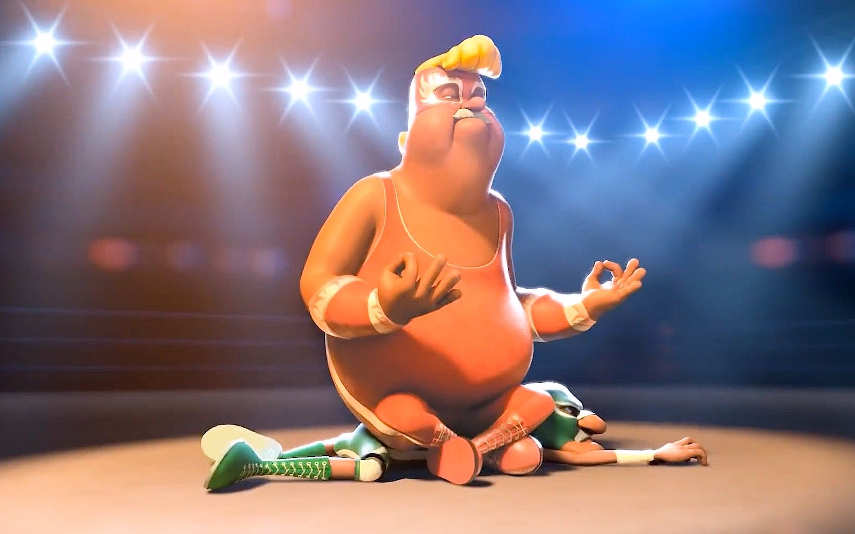 两个老头因为买一个梨,竟在菜市场展开决斗,搞笑动画