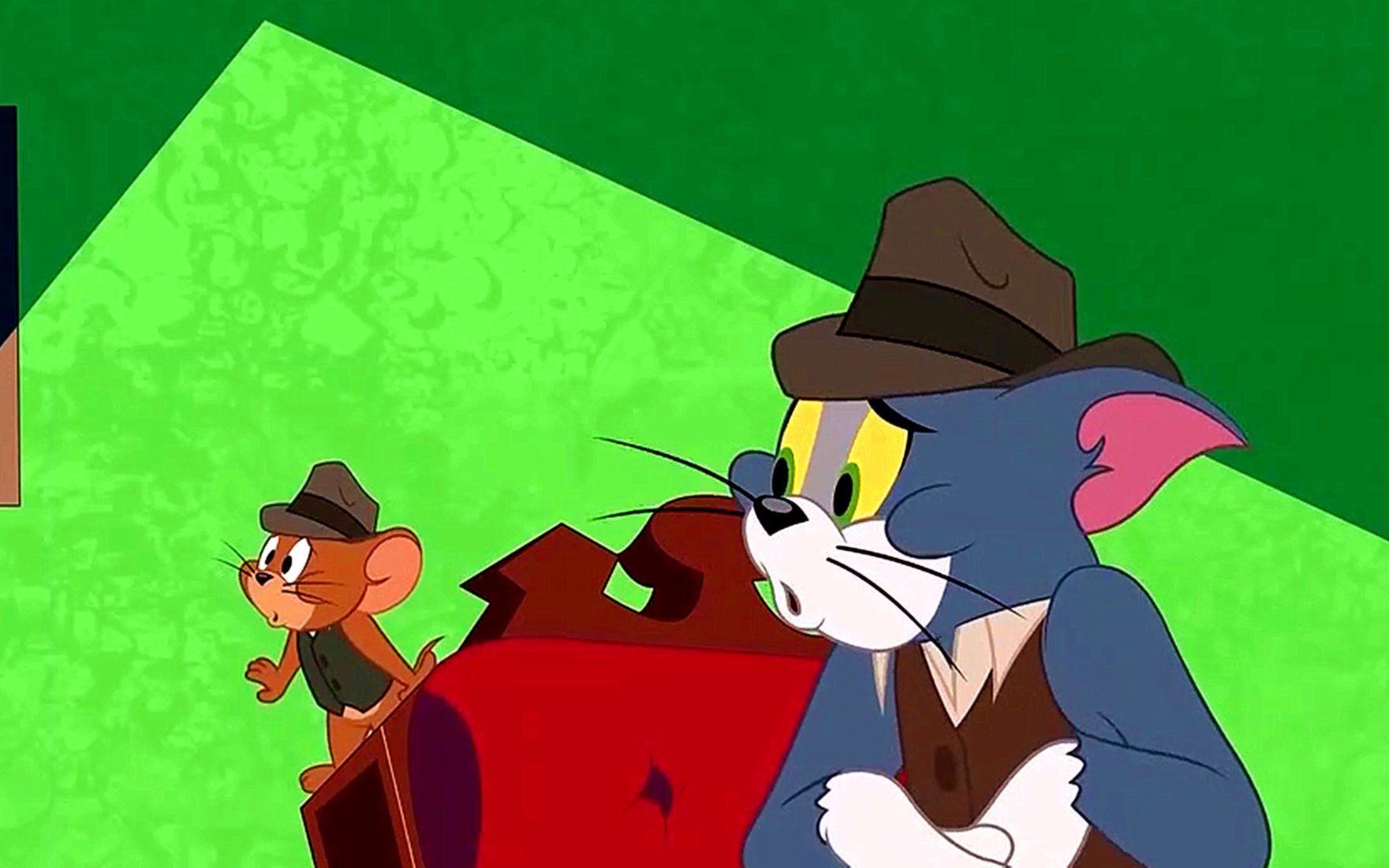 猫和老鼠:深夜被狗叫声吵醒,作为侦探,汤姆和杰瑞只能熬夜破案了