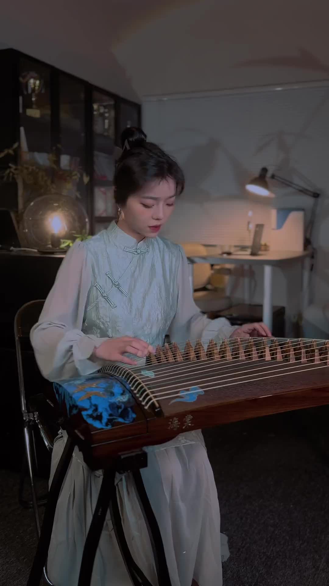 花斑斑留在爱你的路古筝音乐桃花诺邓紫棋古风