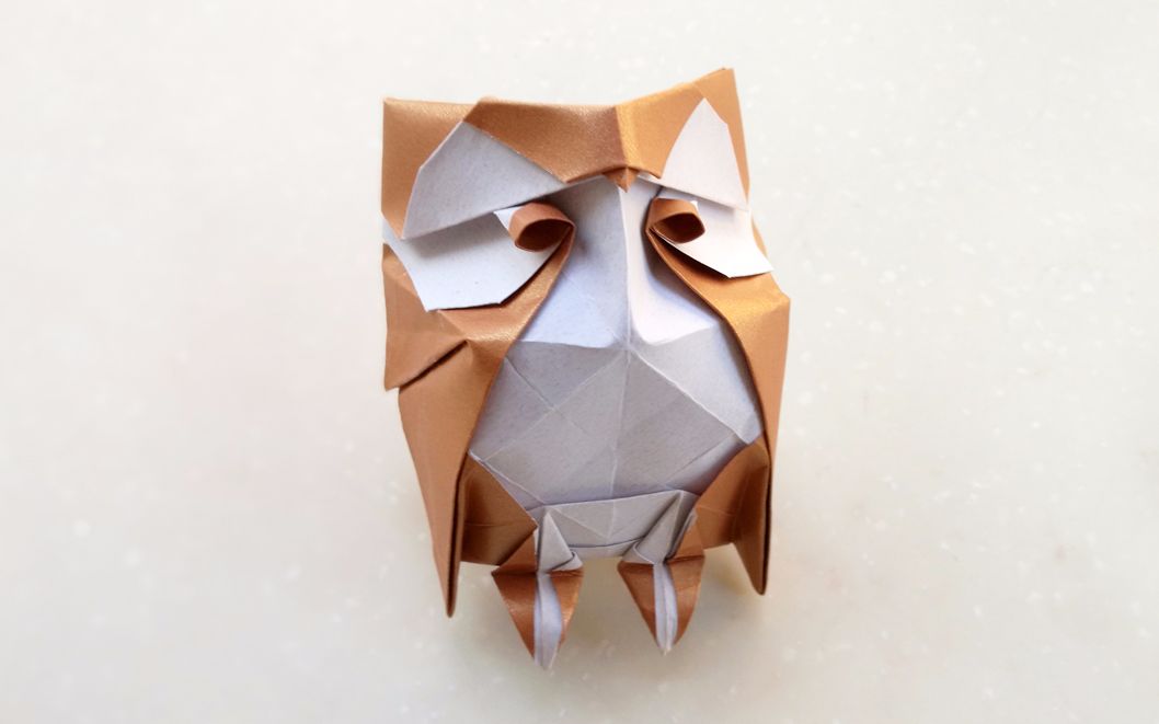 折纸罗伯特朗猫头鹰图片