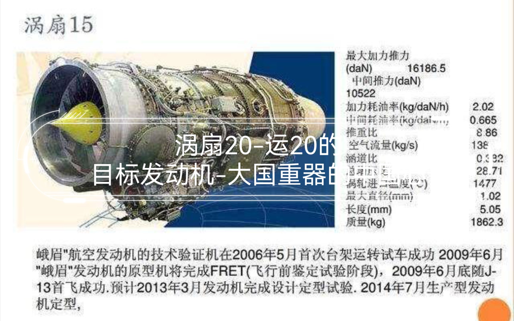 涡扇20运20的目标发动机大国重器的中国心哔哩哔哩bilibili